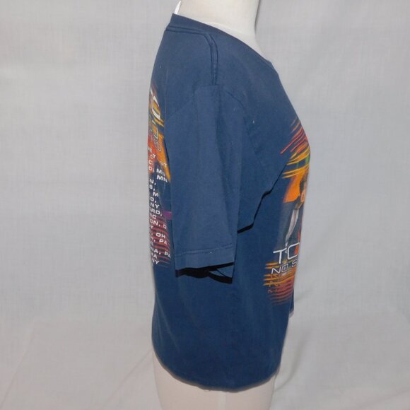 VTG 2000 NSYNC No Strings Attached Tour Unisex  M T Shirt Blue *READ Winterland - Picture 7 of 9
